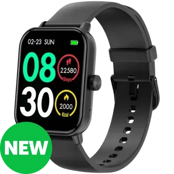 Volkano Chroma Series Smartwatch with Black Strap