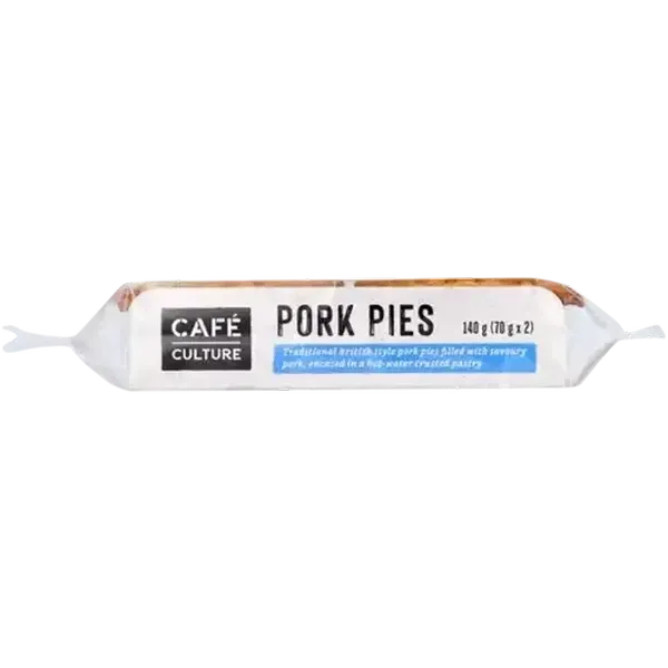 Café Culture Pork Pies 2 x 70g