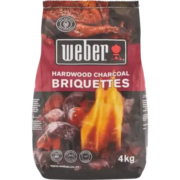 Weber Hardwood Charcoal Briquettes 4kg