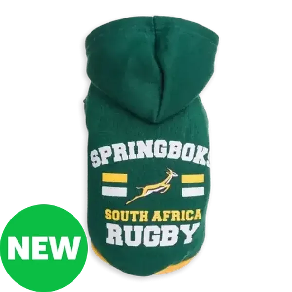 Dog's Life Springboks Pet Hoodie XS