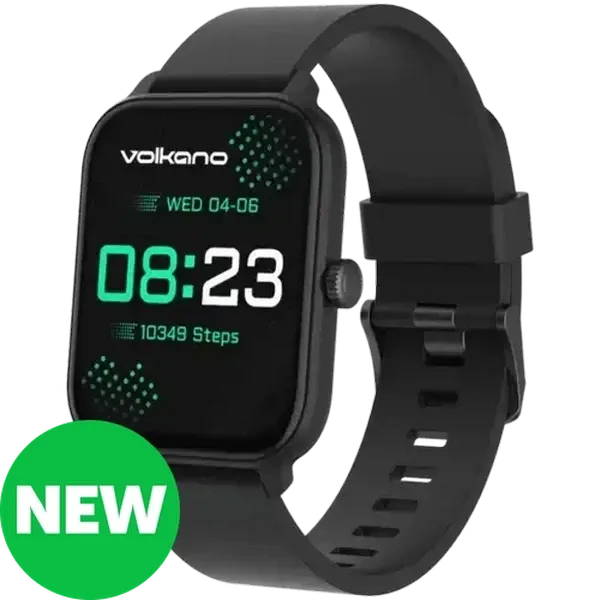 Volkano Black Linea Series Ultra-Slim Smartwatch