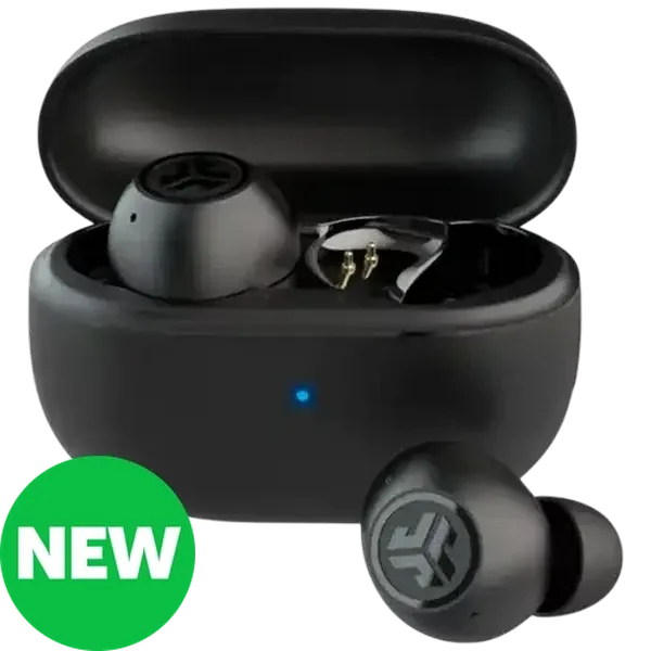 JLab Black GO Pop ANC True Wireless Earbuds