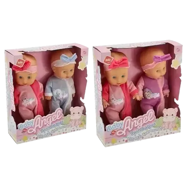 Baby Angel Twin Babies Sound Doll 33cm (Design May Vary)