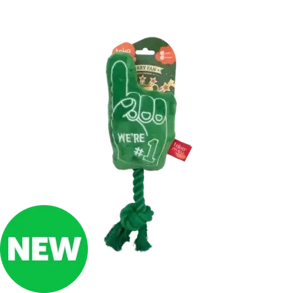 Takamisu NO.1 Soccer Fan Dog Toy