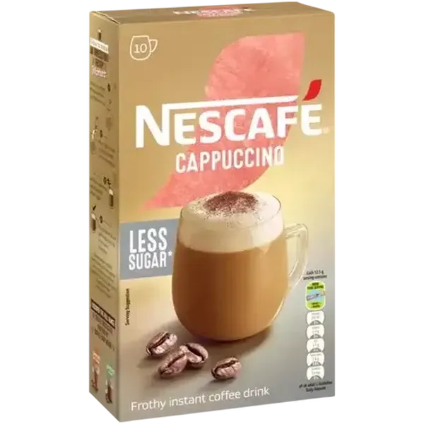 NESCAFÉ Less Sugar Cappuccino 10 x 12.5g