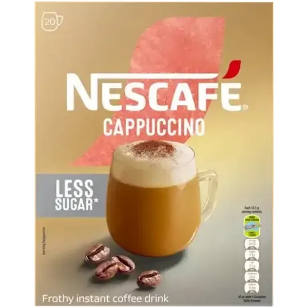 NESCAFÉ Less Sugar Cappuccino 20 x 12.5g