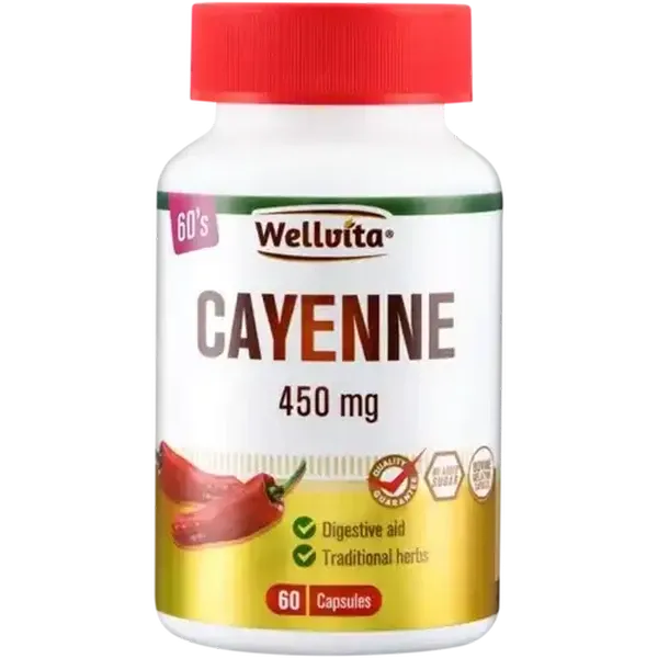 Wellvita Cayenne Capsules 60-Pack
