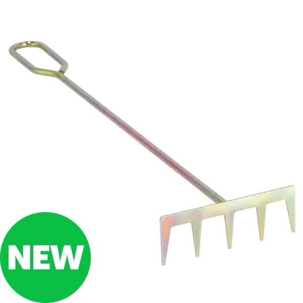 Bush Baby Silver Steel Coal Rake 56 x 13.5 x 4.8cm