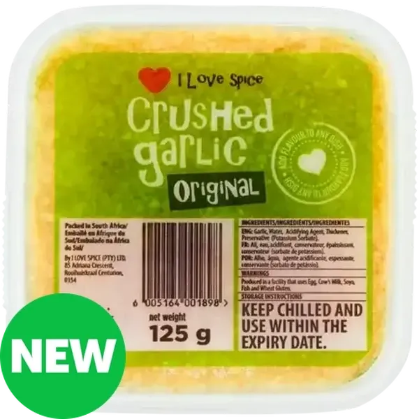 I Love Spice Crushed Garlic 125g