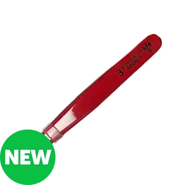 Kellermann Germany Red Steel Straight-Edged Tweezers