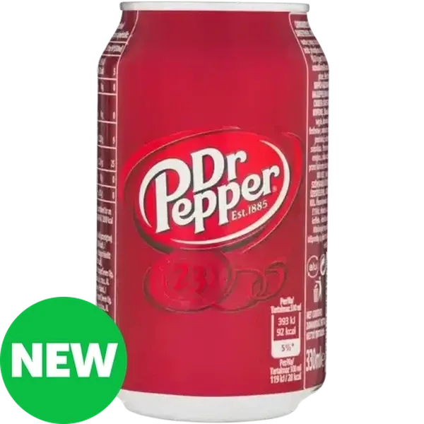 Dr Pepper Soft Drink 330ml