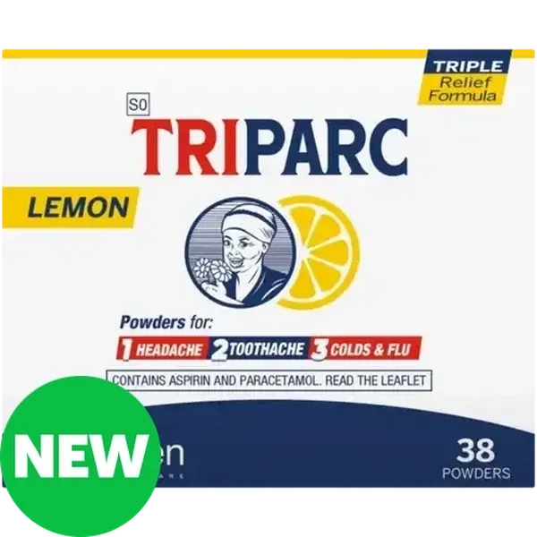 TRIPARC Lemon Pain Relief Powder 38-Pack