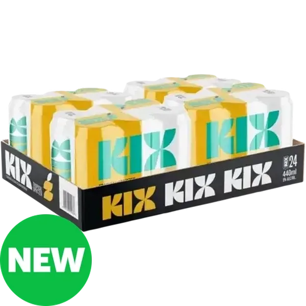 KIX Passion Mango Flavour Tropical Spritzer Cans 24 x 440ml