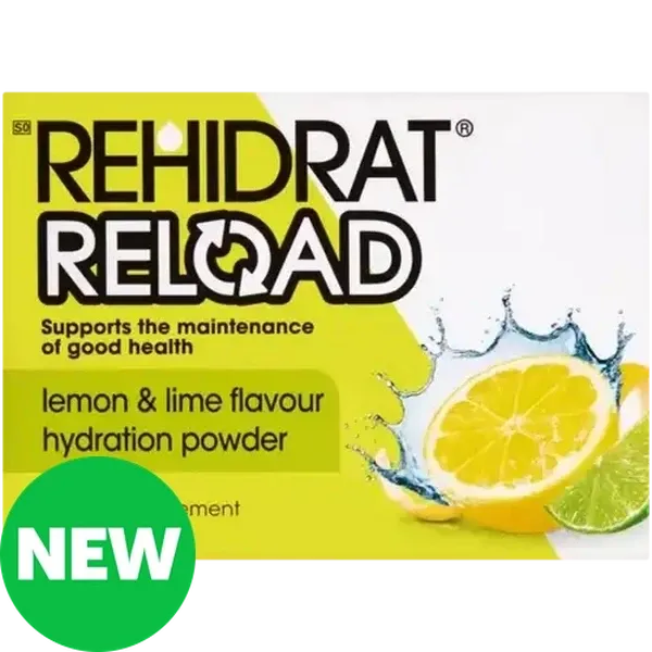 Rehidrat Reload Lemon & Lime Flavour Hydration Powder 6 x 14g