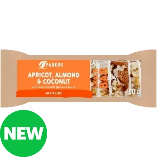 Padkos Apricot, Almond & Coconut Snack Bar 50g
