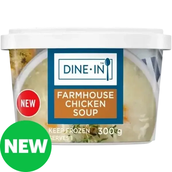 Dine-In Frozen Farmhouse Chicken Soup 300g