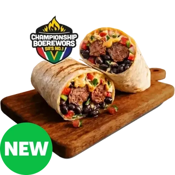 Limited Edition Championship Boerewors Boerrito