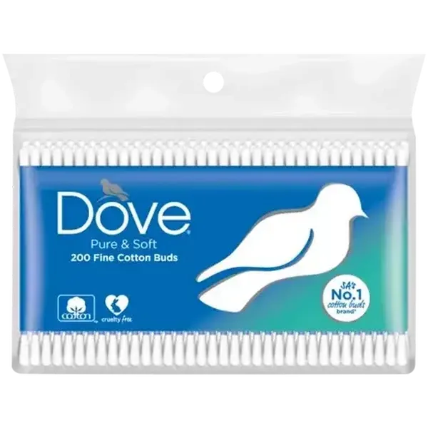 Dove Fine Cotton Buds 200-Pack