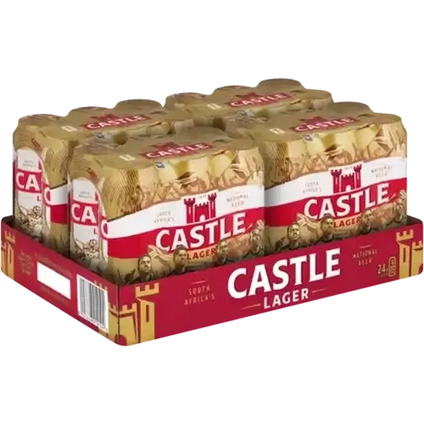 Castle Lager Beer Cans 24 x 500ml