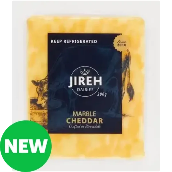 Jireh Dairies Marble Cheddar Cheese 200g