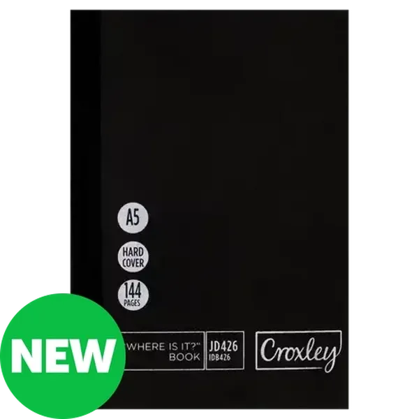 Croxley A5 Index Book 144 Pages
