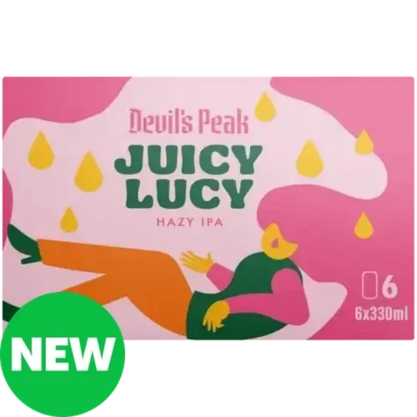 Devil's Peak Juicy Lucy Hazy IPA Cans 6 x 330ml