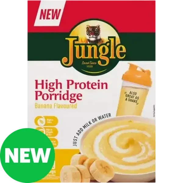 Jungle Banana Flavoured High Protein Porridge 500g