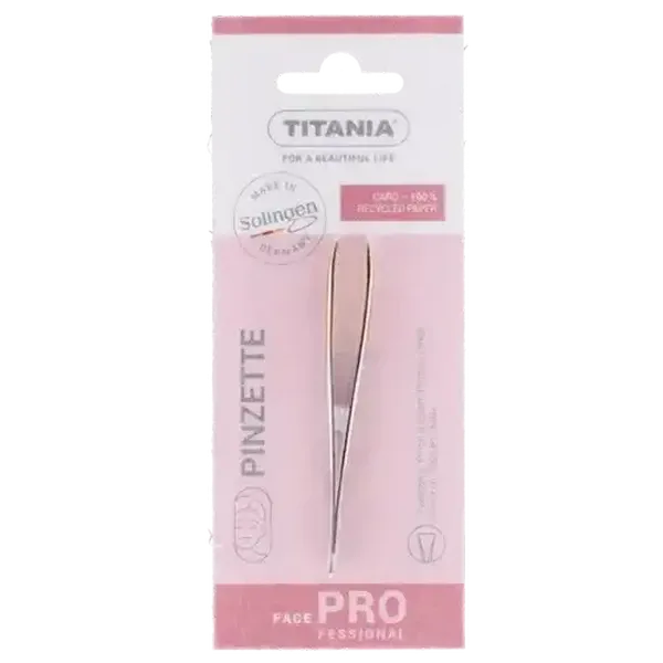 TITANIA Flat Pro Tweezer 8cm