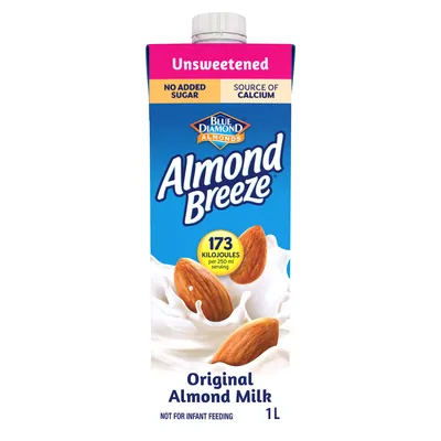 Almond Breeze Unsweetened UHT Milk 1L