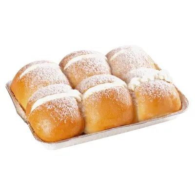 PnP Dessert Topped Buns 6 Pack