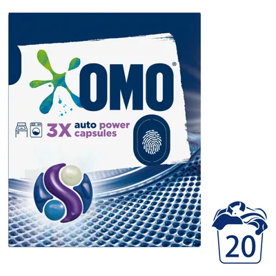 Omo Uplifting Fragrance Auto Power Capsules 420ml