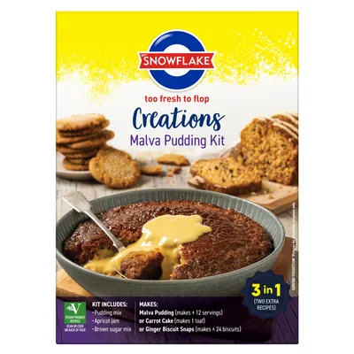 Snowflake Creations Malva Pudding Kit 400g