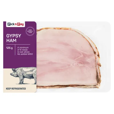 PnP Sliced Gypsy Ham 125g