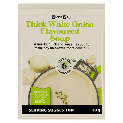 PnP Thick White Onion Packet Soup 50g