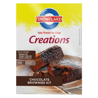 Snowflake Creations Chocolate Brownie Kit 615g