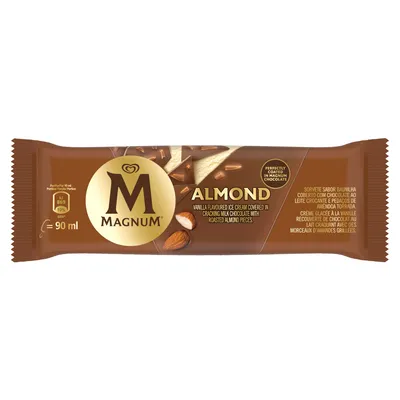Magnum Almond Vanilla Flavoured Ice Cream 90ml