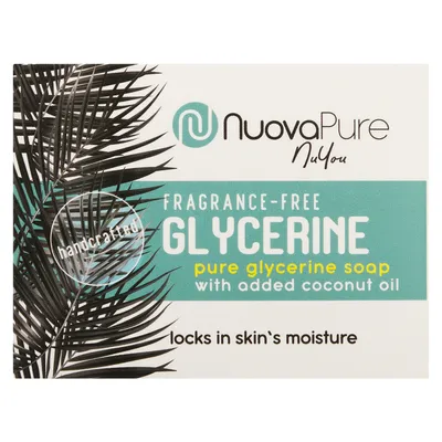 NuovaPure Fragrance-Free Glycerine Soap 100g