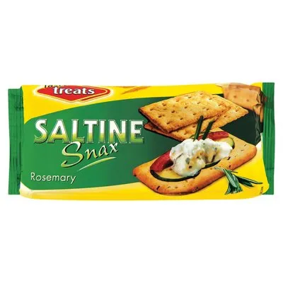 Tasty Treats Saltine Snax Rosemary Crackers 100g