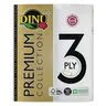 Dinu 3 Ply White Roller Towels 2 Pack