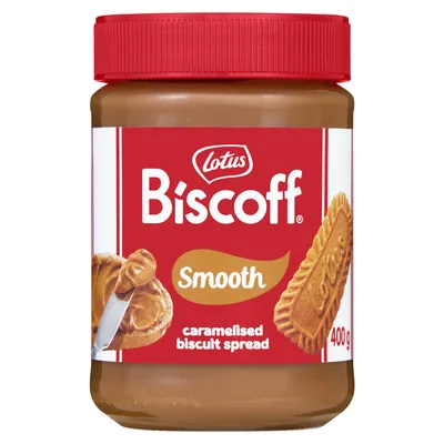 Lotus Biscoff Smooth Biscuit Spread 400g