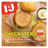 I&J Frozen Chicksters Chicken Burger Patties 800g
