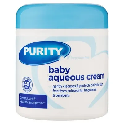 Purity Baby Aqueous Cream Fragrance Free 450ml