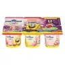 Parmalat Kids Strawberry, Toffee Apple & Vanilla Strawberry Flavoured Low Fat Dairy Snack 6 x 100g