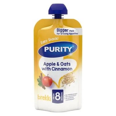 Purity Pouch Apple & Oat with Cinnamon 150ml