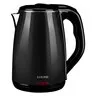 Goldair Black Stainless Steel Deluxe Cool Touch Kettle 1.7L