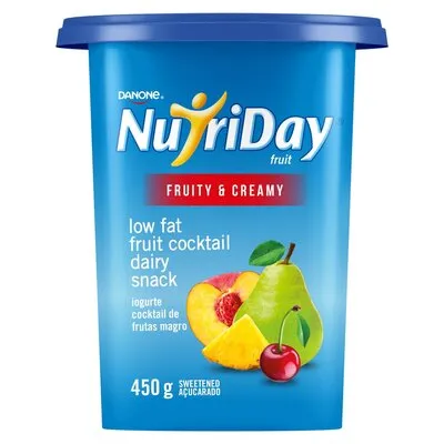 Danone Nutriday Fruit Cocktail Full Yoghurt 450g