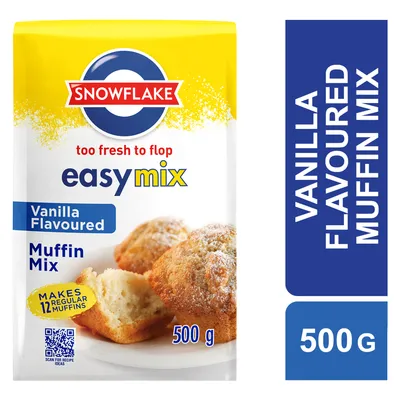 Snowflake Easy Mix Vanilla Flavoured Muffin Mix 500g