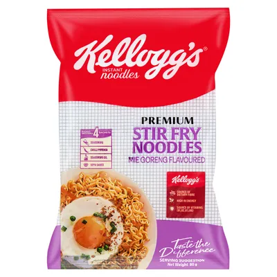 Kellogg's Mie Goreng Flavoured Premium Stir Fry Noodles 5 x 80g