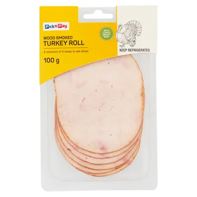 PnP Sliced Turkey Roll 100g