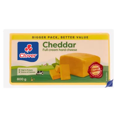Clover Cheddar Cheese 800g